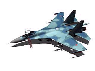 Su-27 Flanker A Rendering